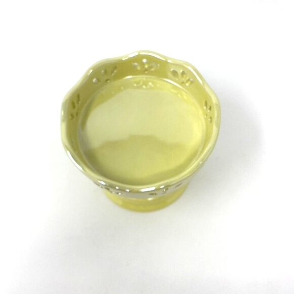 Target Ceramic Iridescent Pedestal Dish Candy Decor Pink Yellow - Picture 7 of 9